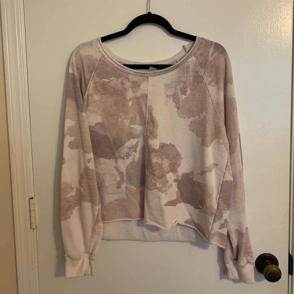 Mauve Watercolor Pullover